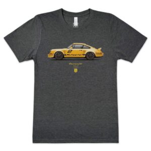 garageproject101 1973 911 carrera rs (gp edition) t-shirt (xl, heather black)