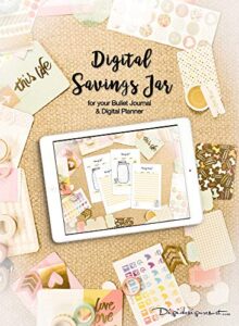 digital journal savings jar for your digital planner (goodnotes): develop a savings habit and reach your goals!