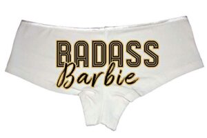 badass barbie booty shorts boyshort cotton bikini bottom sexy panties black