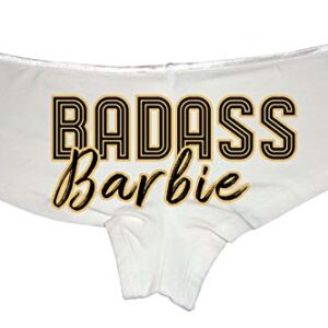 Badass Barbie Booty Shorts Boyshort Cotton Bikini Bottom Sexy Panties Black