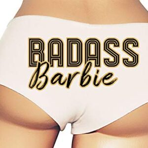 Badass Barbie Booty Shorts Boyshort Cotton Bikini Bottom Sexy Panties Black