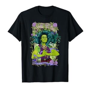 Marvel She-Hulk Vintage Floral Design Graphic T-Shirt T-Shirt