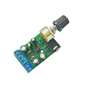 Ximimark DC 1.8-12V TDA2822M Audio Amplifier Board 2.0 Channel Stereo Amp 3.5mm AUX Audio Amplifier Module 2Pcs