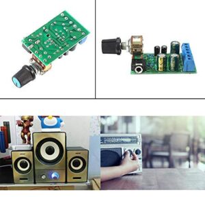 Ximimark DC 1.8-12V TDA2822M Audio Amplifier Board 2.0 Channel Stereo Amp 3.5mm AUX Audio Amplifier Module 2Pcs