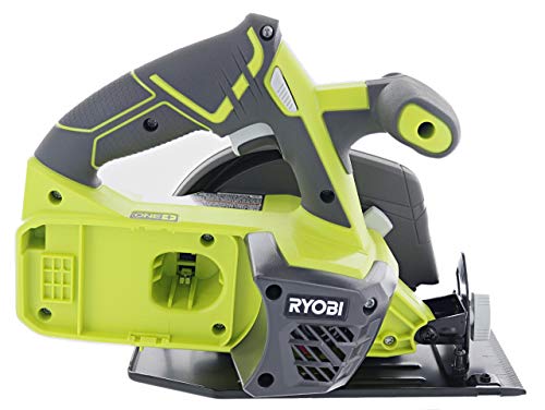 Ryobi One P505 18V Lithium Ion Cordless 5 1/2in 4,700 RPM Circular Saw (Battery Not Included, Power Tool Only), Green (Renewed)