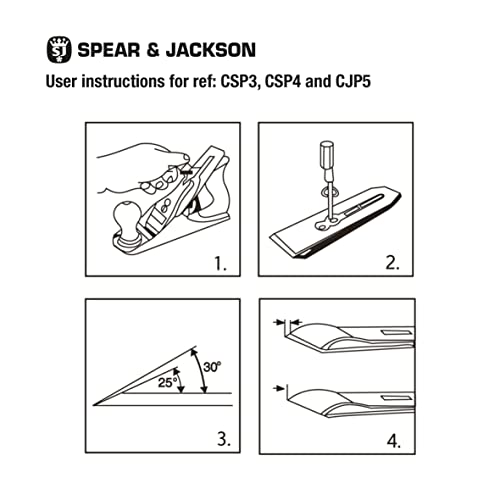 Spear & Jackson CSP4 No. 4 Smoothing Plane