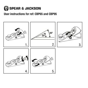 Spear & Jackson CBP65 6 1/2 Inch Block Plane