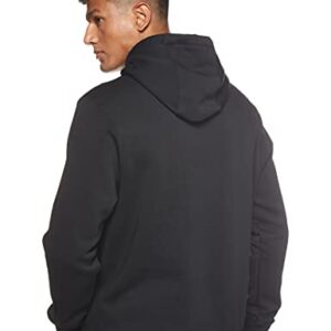 Nike Pull Over Hoodie, Black/Black/White, 4X-Large-T