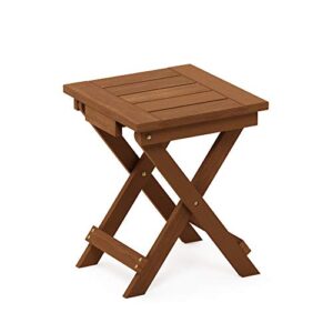furinno fg18556 tioman hardwood patio furniture outdoor folding table small, natural