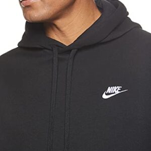 Nike Pull Over Hoodie, Black/Black/White, Large