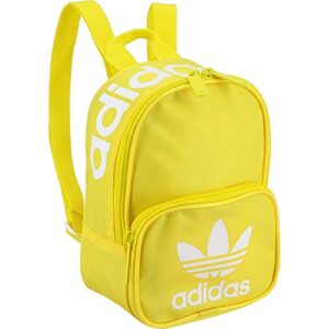 adidas originals women's originals santiago mini backpack, yellow, one size