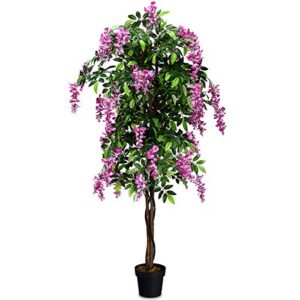 6ft ficus artificial fake trees for indoor or outdoor