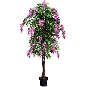 6ft Ficus Artificial Fake Trees for Indoor or Outdoor