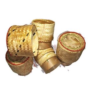 Wonder Run Basket Sticky rice to Craft handmade from bamboo in Thailand for kitchenware or cookware steamer pot food