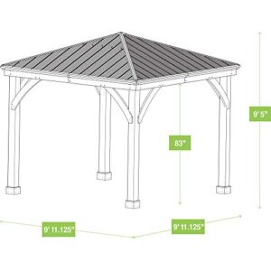 Yardistry 10' x 10' Meridian Gazebo