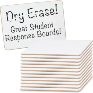 really good stuff mini non-magnetic 6" by 9" one-sided dry erase boards - set of 12