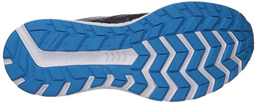 Saucony Men's Versafoam Cohesion 12 Road Running Shoe, black/blue, 10 M US
