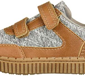 OshKosh B'Gosh Boy's Jasper Sneaker, tan/Grey, 12 M US Little Kid