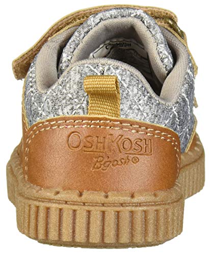 OshKosh B'Gosh Boy's Jasper Sneaker, tan/Grey, 12 M US Little Kid