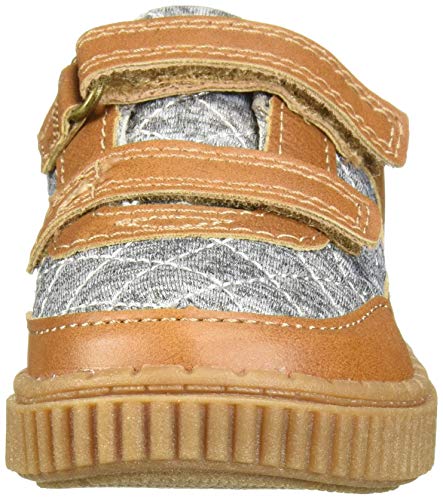 OshKosh B'Gosh Boy's Jasper Sneaker, tan/Grey, 12 M US Little Kid