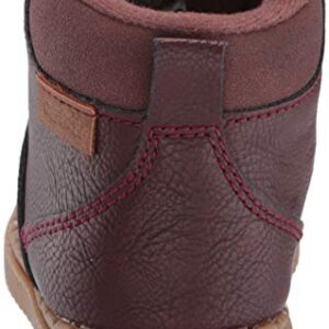 OshKosh B'Gosh Boy's Haskell Ankle Boot, Dark red, 11 M US Little Kid