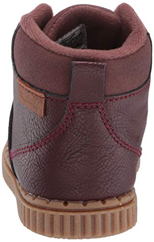 OshKosh B'Gosh Boy's Haskell Ankle Boot, Dark red, 11 M US Little Kid