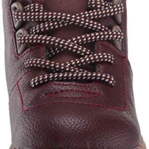 OshKosh B'Gosh Boy's Haskell Ankle Boot, Dark red, 11 M US Little Kid