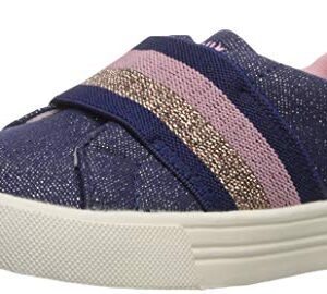 OshKosh B'Gosh Girls' Varsha Sneaker, Navy, 5 M US Toddler