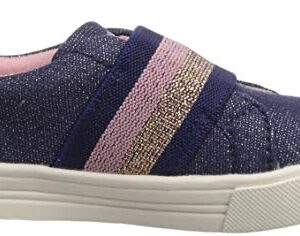 OshKosh B'Gosh Girls' Varsha Sneaker, Navy, 5 M US Toddler