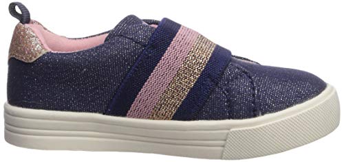 OshKosh B'Gosh Girls' Varsha Sneaker, Navy, 5 M US Toddler