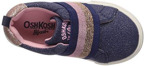 OshKosh B'Gosh Girls' Varsha Sneaker, Navy, 5 M US Toddler