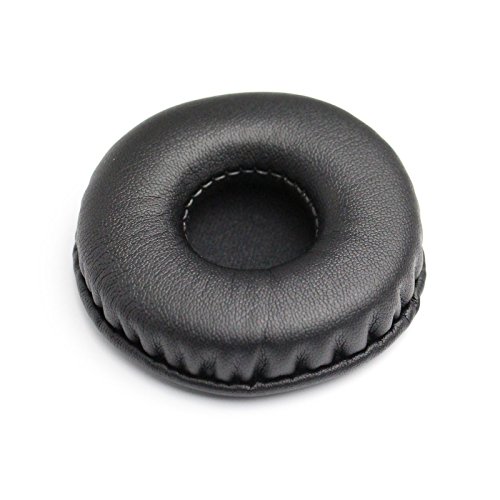 Replacement Earpads Leather Ear Cushions Spare Ear Pads Kit fit for Most Headphone Models: AKG,HifiMan,ATH,Philips,Fostex,Sony,Beats by Dr. Dre and More Universal Diameter 70MM(1Pair Black)