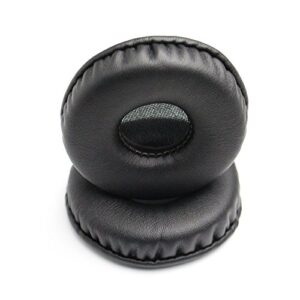 Replacement Earpads Leather Ear Cushions Spare Ear Pads Kit fit for Most Headphone Models: AKG,HifiMan,ATH,Philips,Fostex,Sony,Beats by Dr. Dre and More Universal Diameter 70MM(1Pair Black)