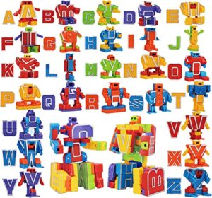 joyin alphabet robots toys for kids, abc learning toys, alphabots, letters, toddlers education toy, carnival prizes, christmas toys, treasure box and prize for classroom