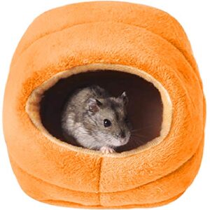 creation core chinchilla hedgehog guinea pig bed accessories cage toys house supplies habitat ferret rat, orange