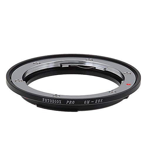 Fotodiox Pro Lens Mount Adapter Compatible with Olympus Zuiko (OM) 35mm SLR Lens to Canon EOS (EF, EF-S) Mount D/SLR Camera Body - with Gen10 Focus Confirmation Chip