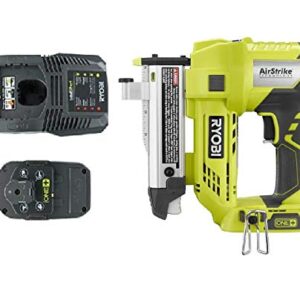 Ryobi One+ Plus 18 Volt Air Strike 23 Gauge 1-3/8" Cordless Headless Pin Nailer P318, Battery and Charger Combo Kit (Bulk Packaged)