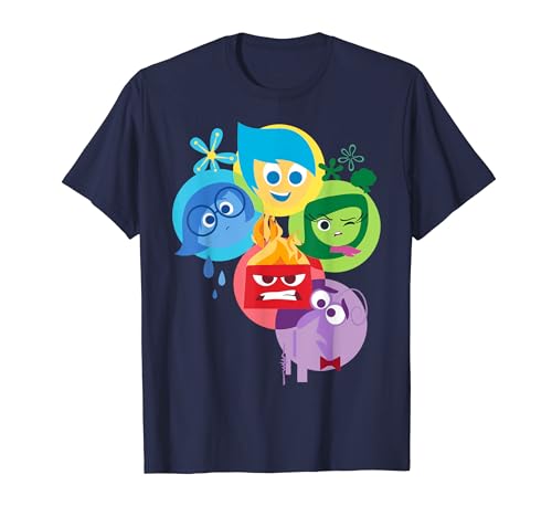 Disney Pixar Inside Out Simple Group Shot Graphic T-Shirt T-Shirt