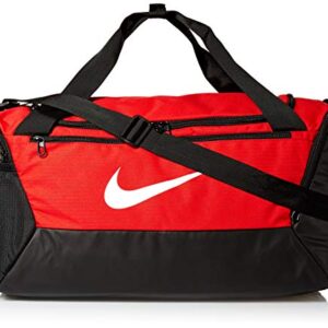 NIKE Brasilia Small Duffel - 9.0, University Red/Black/White