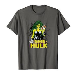 Marvel She-Hulk The Savage Vintage Comic Breakthrough T-Shirt