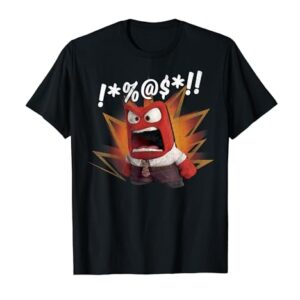 Disney Inside Out Anger Symbols Graphic T-Shirt T-Shirt