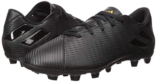 adidas mens Nemeziz 19.4 Flexible Ground Boots Soccer Shoe, Black/Black/Utility Black, 6.5 US