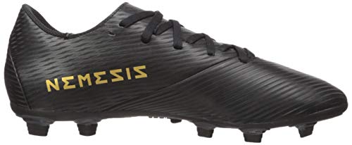 adidas mens Nemeziz 19.4 Flexible Ground Boots Soccer Shoe, Black/Black/Utility Black, 6.5 US