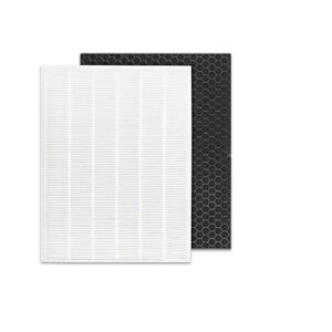 Altec Filters Compatible with 116130 Filter H Replacement for Winix Air Purifier 5500-2, 2 Hepa Filters & 2 Activiated Carbon Honeycomb Filters