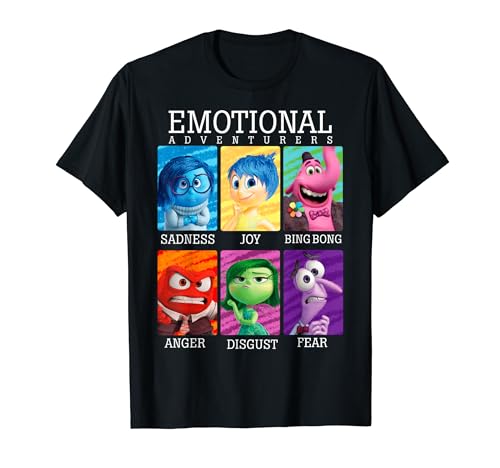 Disney Pixar Inside Out Emotions Yearbook Group T-Shirt T-Shirt