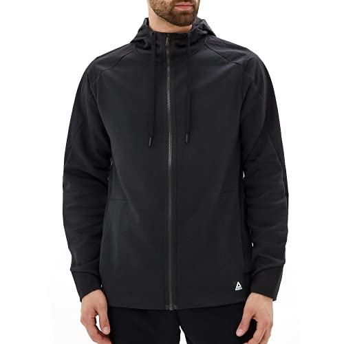 Reebok Training Supply Fz Hood, Black, Medium