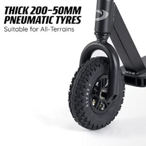 Osprey Dirt Scooter | for Adults and Beginners Bicycle with Chunky Road Tyre Off Road All Terrain Pneumatic Trail Tires and Aluminium Deck, Multiple Colours