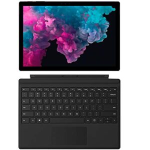 microsoft surface pro 6 12.3" intel i5 8gb/256gb tablet with surface pro keyboard bundle