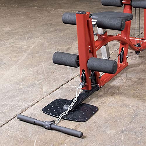 Body-Solid (EXM1LPS) Multi-Station Home Gym Machine, Arm & Leg Strength Training Functional Exercise Workout Station for Weight Lifting and Bodybuilding, 160lbs. Weight Stack with Leg Press