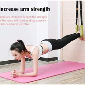 Back bend Assist Trainer - Improve Back and Waist Flexibility, Door Flexibility Stretching Strap, Home equipment for Ballet, Dance, Yoga, Gymnastics, Cheerleading, Splits (rose)